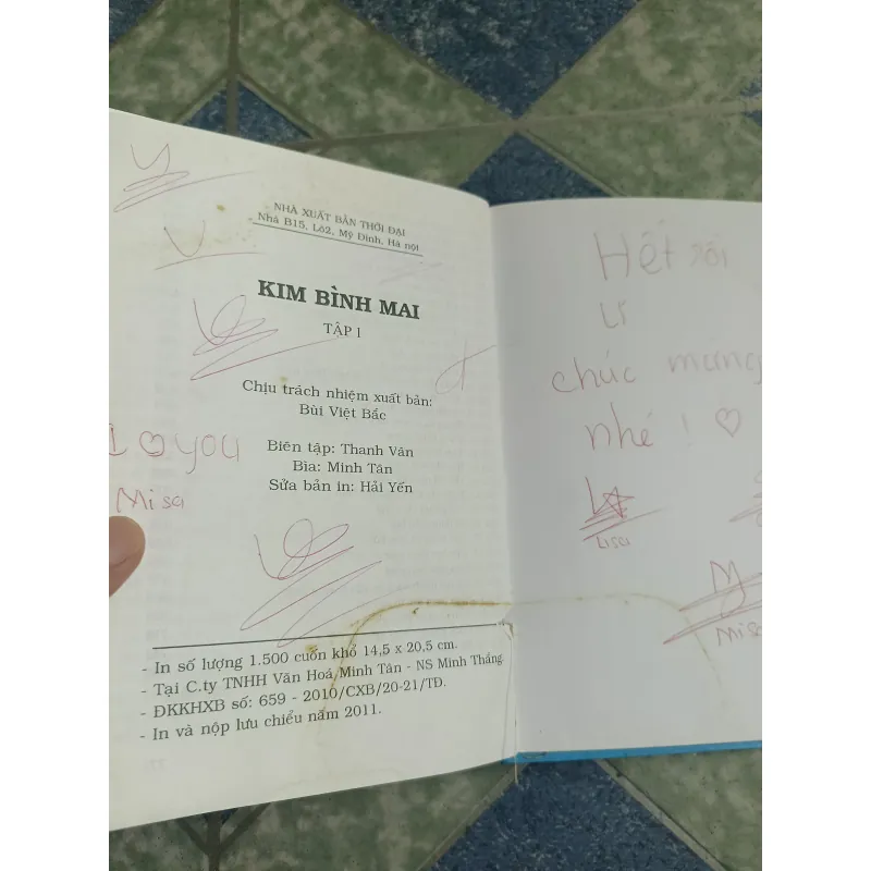 Truyện Kim Binh Mai tập 1-2 bìa cứng in màu 696115