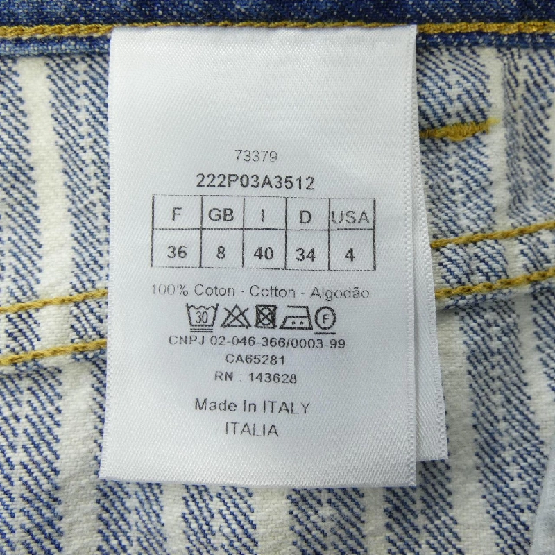 クリスチャンディオール CHRISTIAN DIOR 222P03A3512 ジーンズ 649186