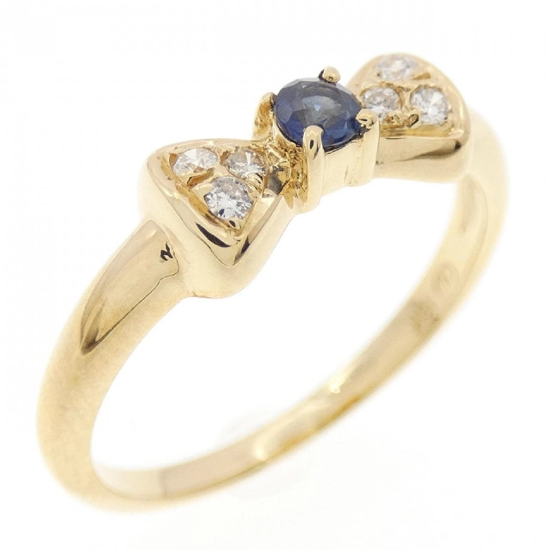 Nhẫn Sapphire Ruy Băng 18KYG - Hàng hiệu Chính hãng 855393