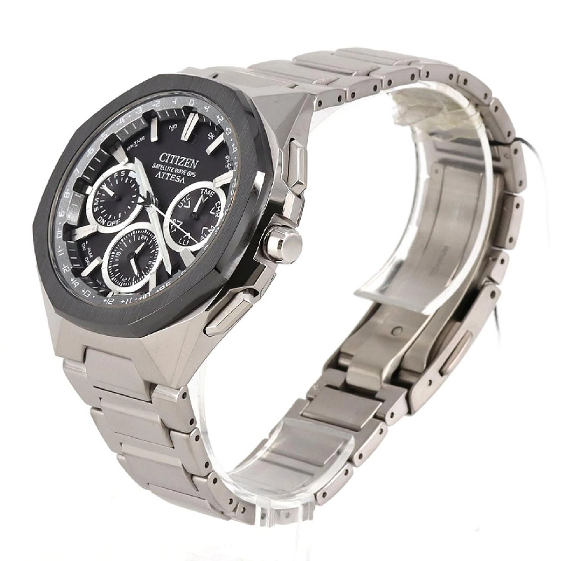 Đồng hồ GPS sóng điện Citizen Attesa Satellite Wave F950-00CW901/CC4104-53E TI Solar Quartz - Hàng hiệu Chính hãng 883238