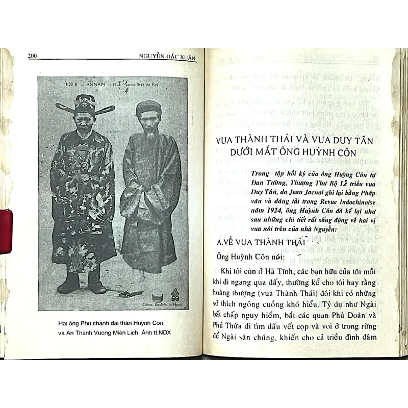 CHUYỆN BA VUA  DỤC ĐỨC - THÀNH THÁI -  DUY TÂN - Soạn giả NGUYỄN ĐĂC XUÂN 1043131