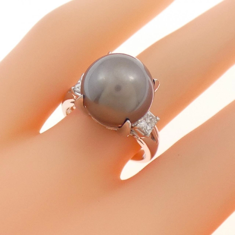 Nhẫn ngọc trai đen PT900 11.7mm - Hàng hiệu Authentic 854466