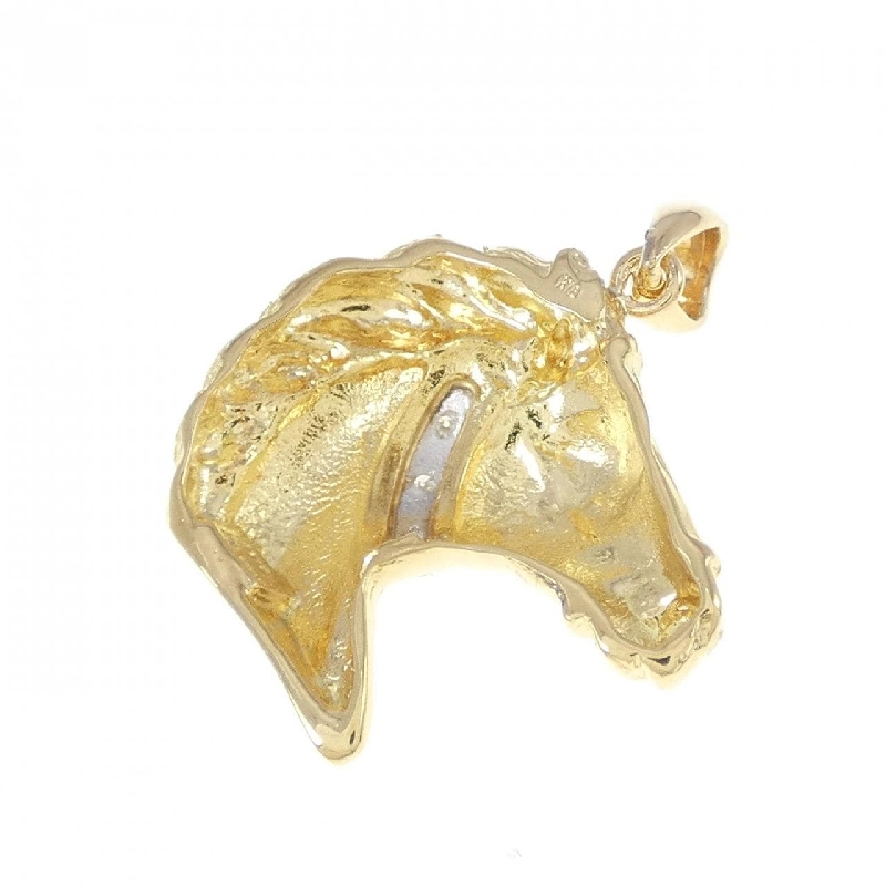 K18YG/PT900 Dây chuyền kim cương 0.01CT - Hàng hiệu Authentic 864142