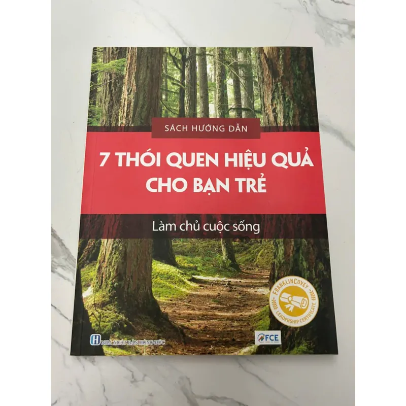 SÁCH HƯỚNG DẪN 7 THÓI QUEN HIỆU QUẢ CHO BẠN TRẺ - Làm chủ cuộc sống - FranklinCovey 607870