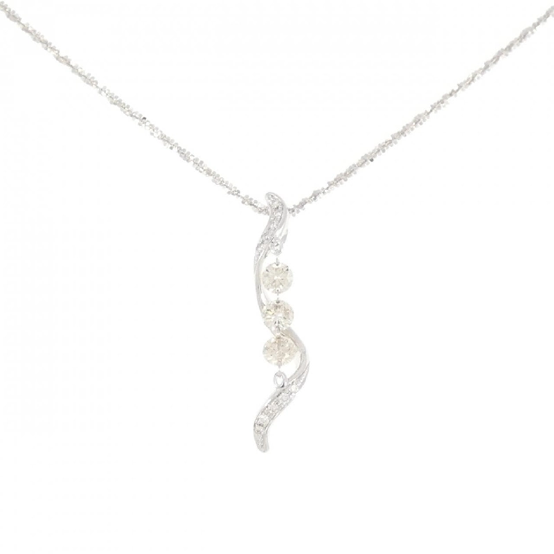 K18WG Dây chuyền kim cương 0.72CT - Hàng hiệu Chính hãng 862138