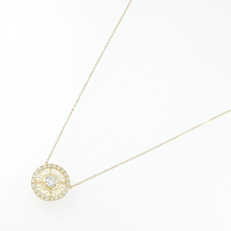 K18YG Dây chuyền kim cương 0.235CT - Hàng hiệu Chính hãng 865626