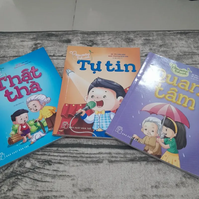 Xây dựng tính cách: 3 quyển cho bé học mầm nhân cách tốt đẹp- Thật thà, Tự tin, Quan tâm 697351