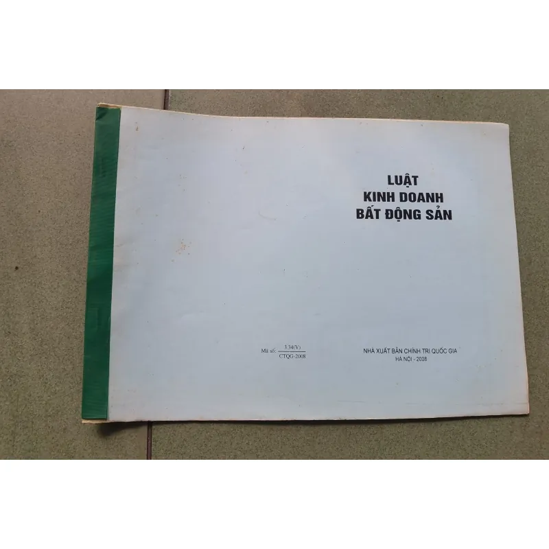 [Sách luật bất động sản] Luật kính doanh bất động sản  1023167