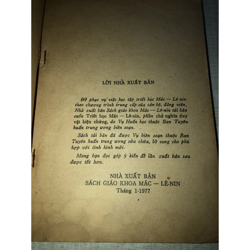 Triết học Mác-Lê-Nin chủ nghĩa duy vật biện chứng  994826