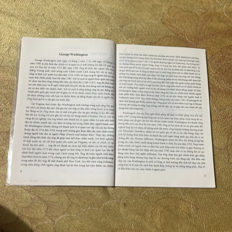 WASHINGTON MỘT VĨ NHÂN LÀM RUNG CHUYỂN ĐẤT TRỜI- DƯƠNG HỔ- LÊ TRINH THI 705393