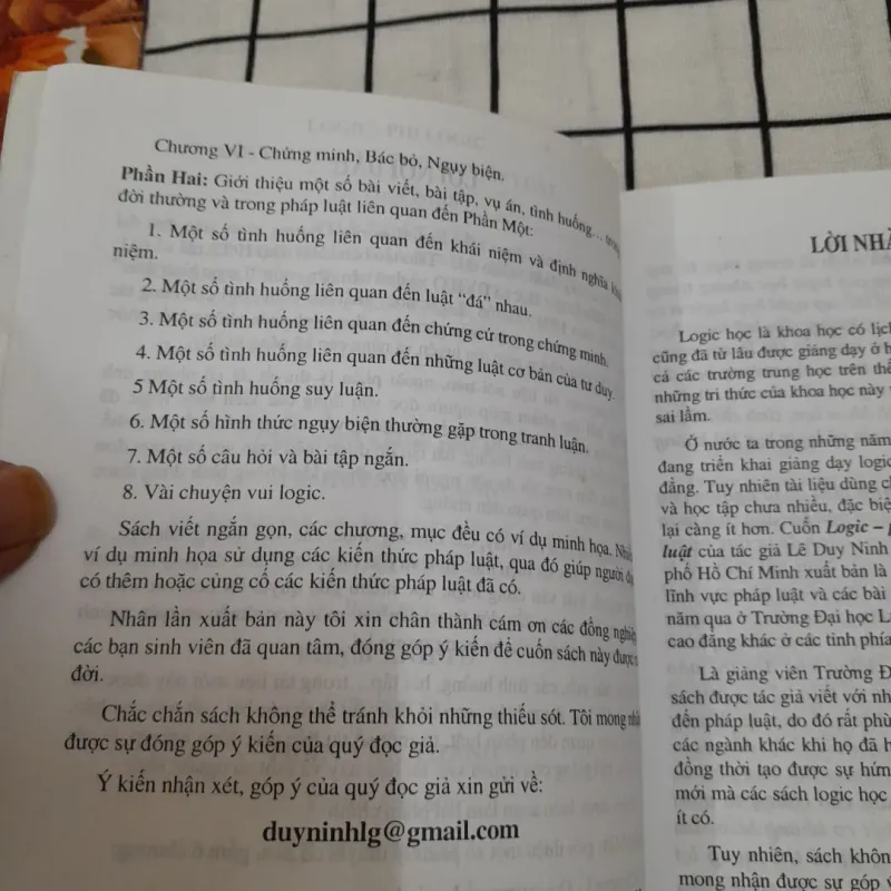 Tg. Luật sư Lê Huy Ninh- LOGIC Trong đời thường và Pháp luật 720224