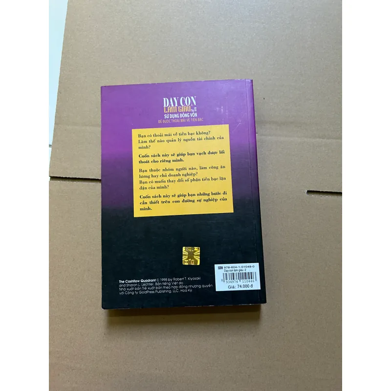 Dạy con làm giàu tập 2 - sử dụng dòng vốn để được thoải mái về tiền bạc 718024