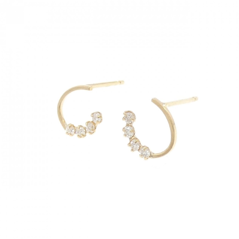 Bông tai kim cương K18YG 0.10CT - Hàng hiệu Chính hãng 867173