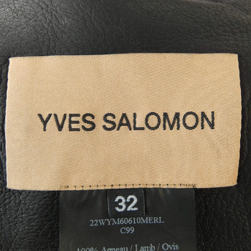 YVES SALOMON Áo khoác lông cừu 632754