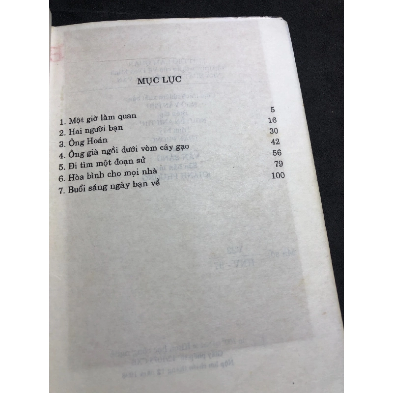 Một giờ làm quan 1998 mới 60% ố bẩn Vũ Đình Minh HPB0906 SÁCH VĂN HỌC 915290