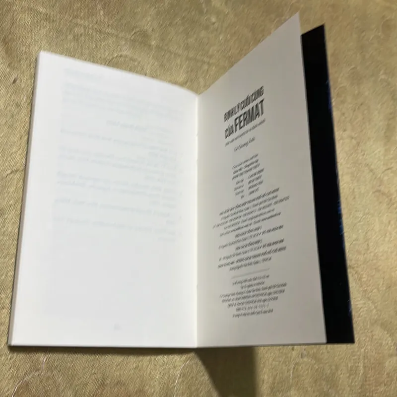 ĐỊNH LÝ CUỐI CÙNG CỦA FERMAT MỘT MẬT MÃ HUYỀN BÍ VÀ ĐỊNH MỆNH- LÊ QUANG ÁNH 733916