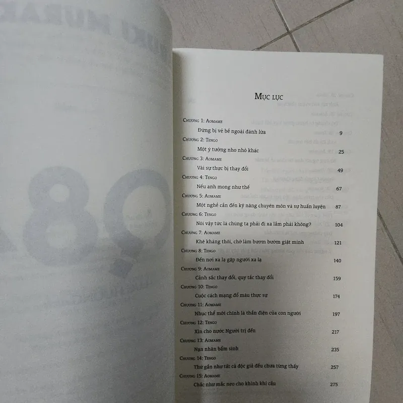 Combo 3 quyển 1Q84 của Murakami mới 90% 716791