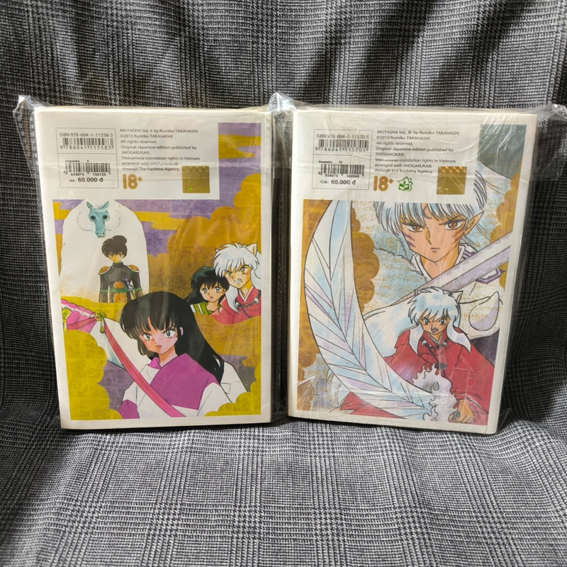 INUYASHA (Bản Deluxe) - Tập 6, 18 - Takahashi Rumiko - NXB Trẻ (Unseal) - Giá bìa 60k 356423