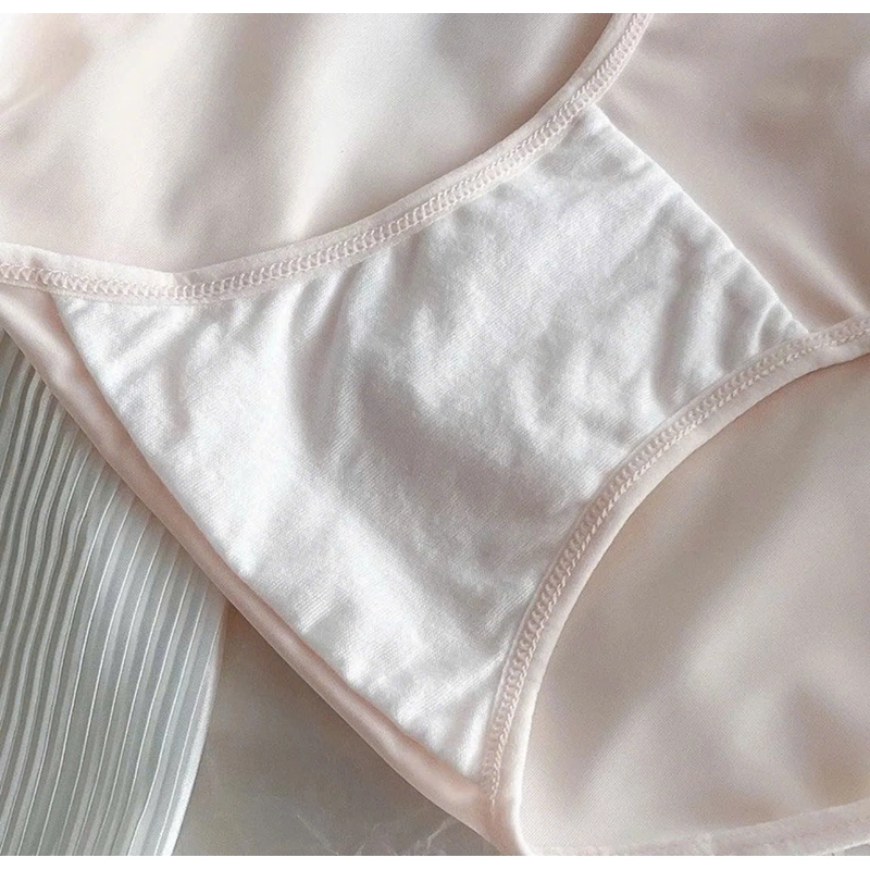 Quần lót bầu cạp chéo vải cotton 454836