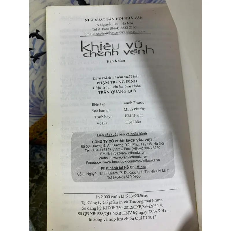 Khiêu Vũ Chênh Vênh - Han Nolan 927486