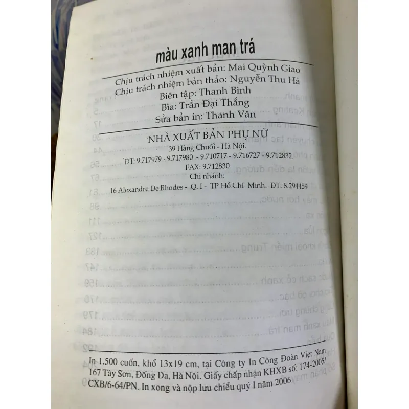 Màu Xanh Man Trá - Lê Mịnh Khuê 926319