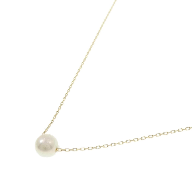 K18YG Ngọc trai Akoya Dây chuyền 6.9mm - Hàng hiệu Chính hãng 857346