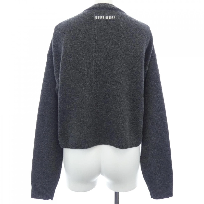 MIU MIU MIU MIU Logo DNA02T SOOO 13WS Áo khoác cardigan - Hàng hiệu Chính hãng 817122