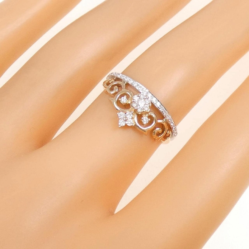 Nhẫn kim cương K18PG/K18WG 0.21CT - Hàng hiệu Chính hãng 852162