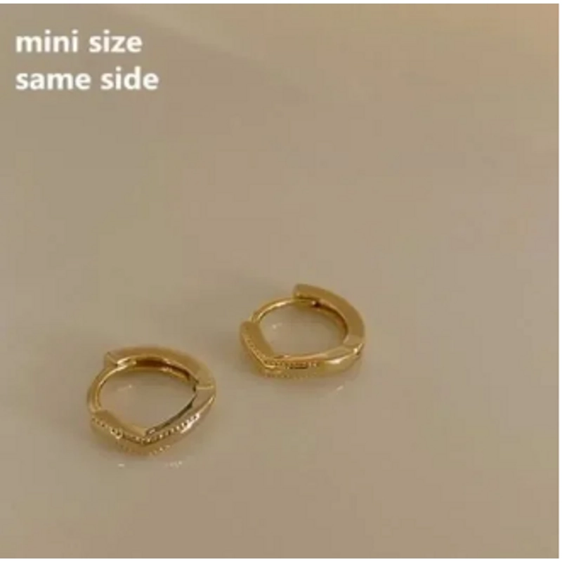 Hoa tai nữ mạ vàng 14K (9mm) 329274