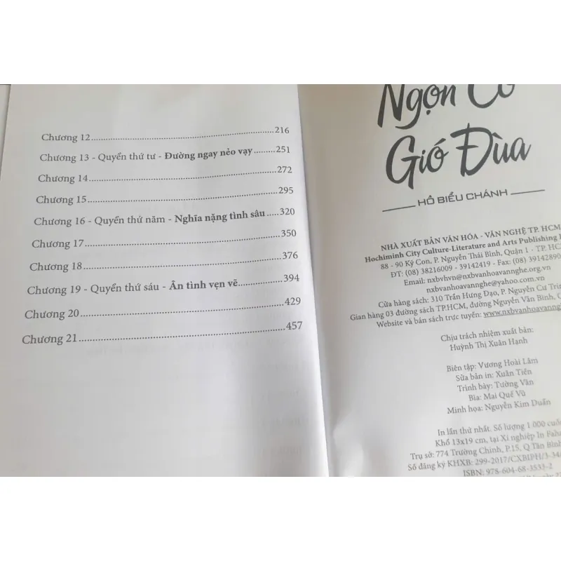 Ngọn Cỏ Gió Đùa - Hồ Biểu Chánh 712096