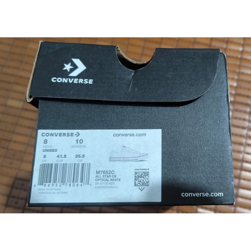Hộp và Túi đựng giày converse classic low + 1 túi converse đỏ. 504928