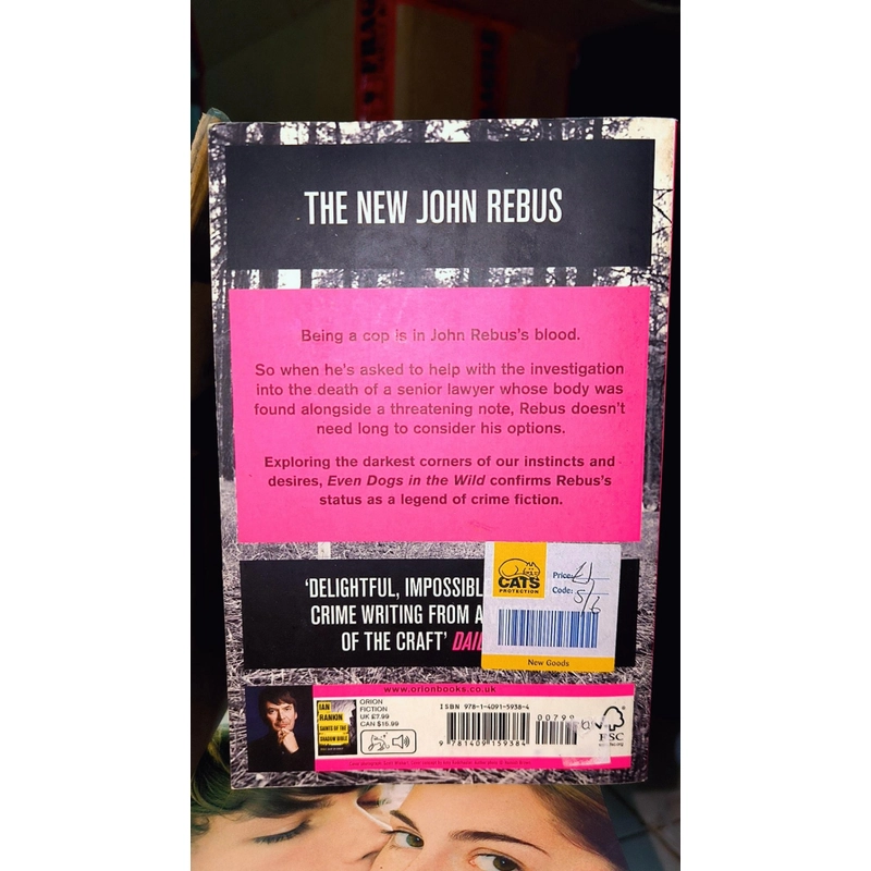 EVEN DOGS IN THE WILD - IAN RANKIN (#1 bestseller) 496705