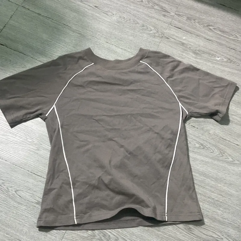 Áo baby tee xám 567892
