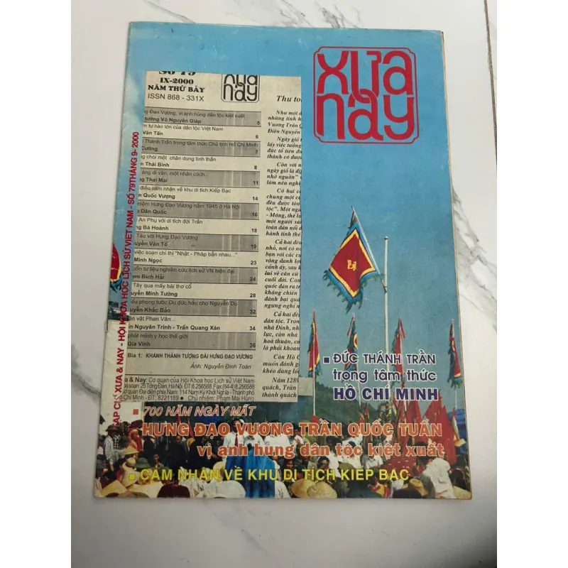 Tạp chí Xưa & Nay số 79 (9/2000) - Hội KH Lịch sử VN - Tạp chí/Lịch sử 701225