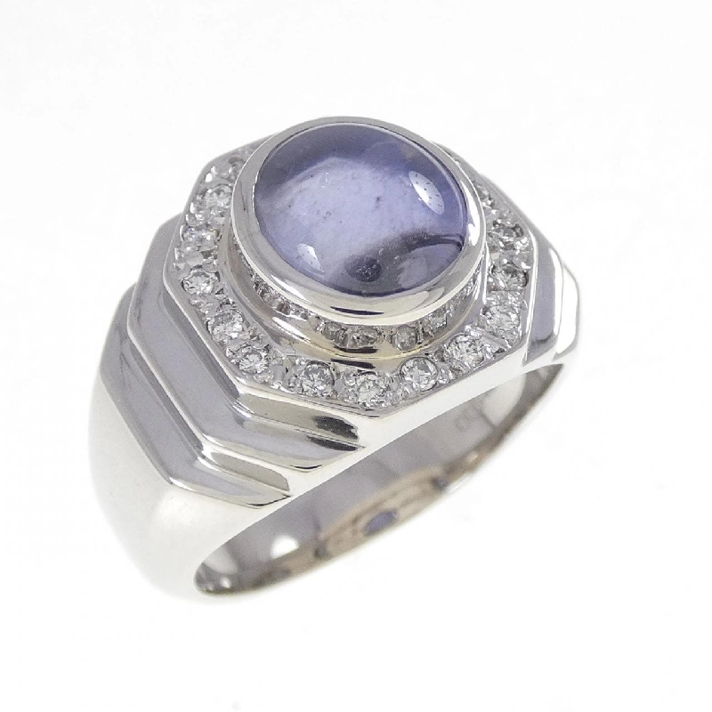 Nhẫn Star Sapphire PT900 4.73CT - Hàng hiệu Chính hãng 849977