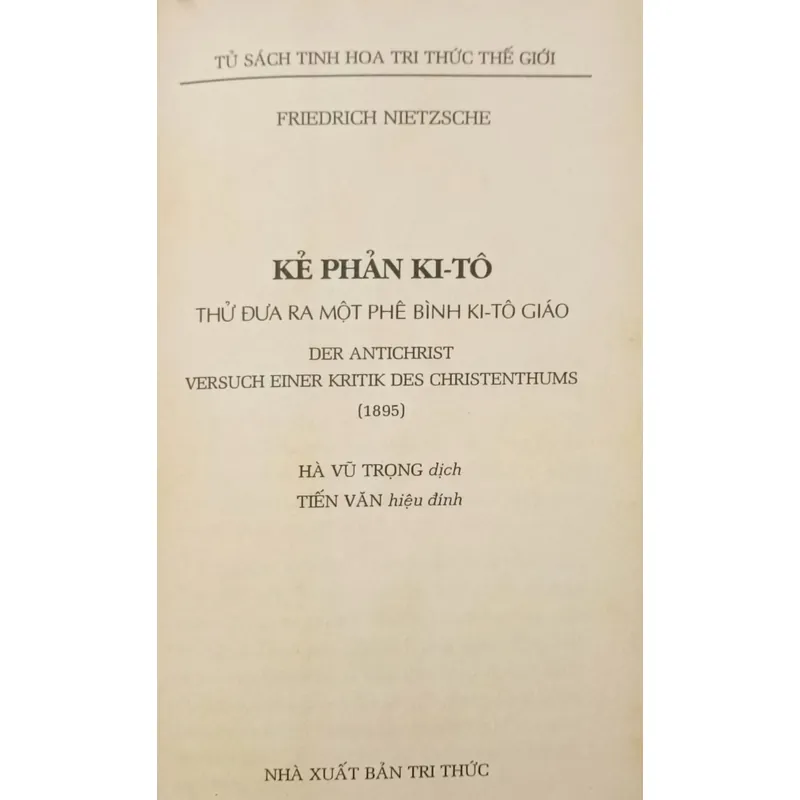 Kẻ phản Kitô (Nietzsche) 675701
