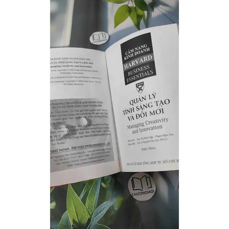 Quản Lý Tính Sáng Tạo Và Đổi Mới (Harvard Business Essentials) 1018884