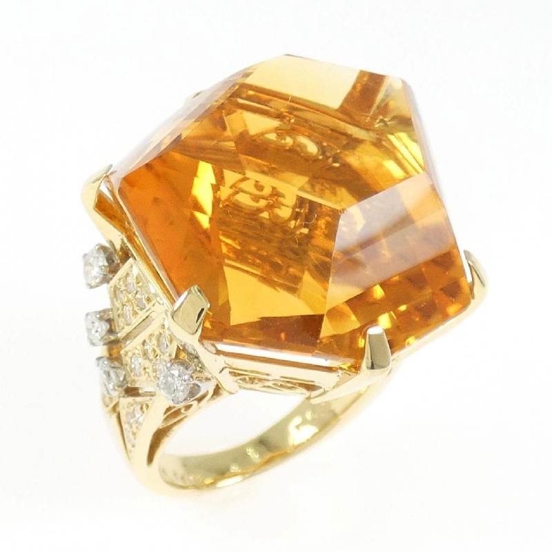 Nhẫn Citrine Mikimoto 34.14CT - Hàng hiệu Chính hãng 836752