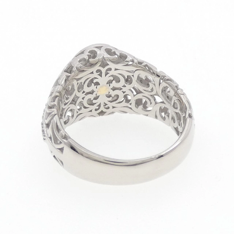 Nhẫn kim cương PT950/K18YG hình sư tử 0.126CT - Hàng hiệu Authentic 845584