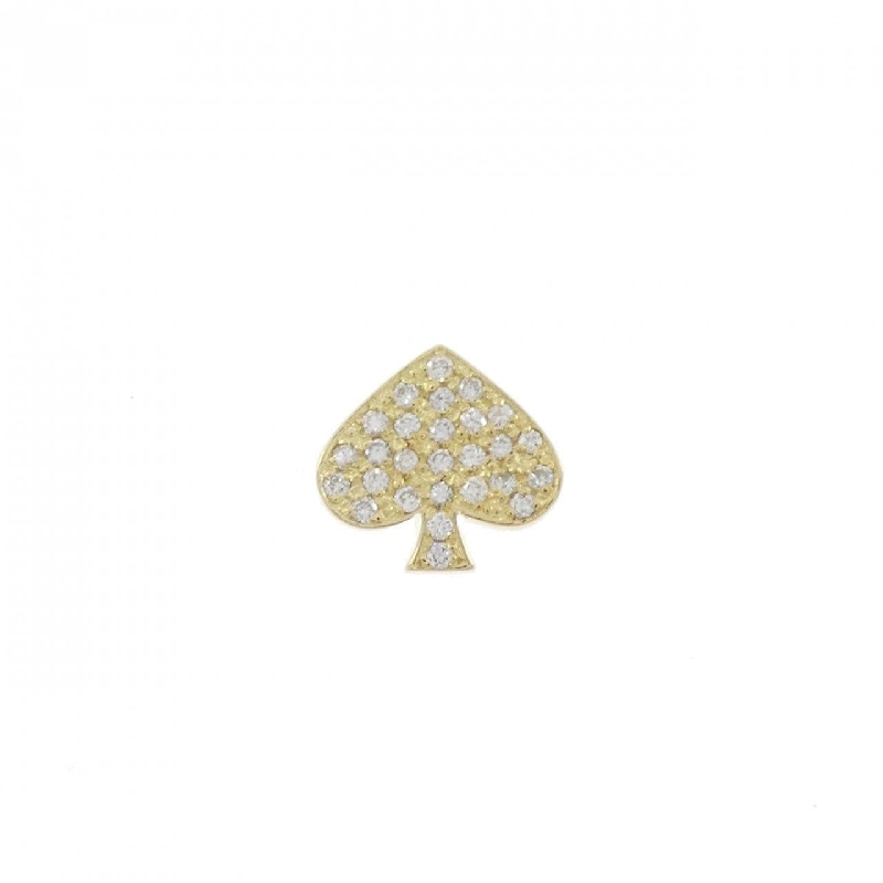 Bông tai Biジュードエム Trái tim Nhãn hiệu Authentic 0.16CT Một bên 844026