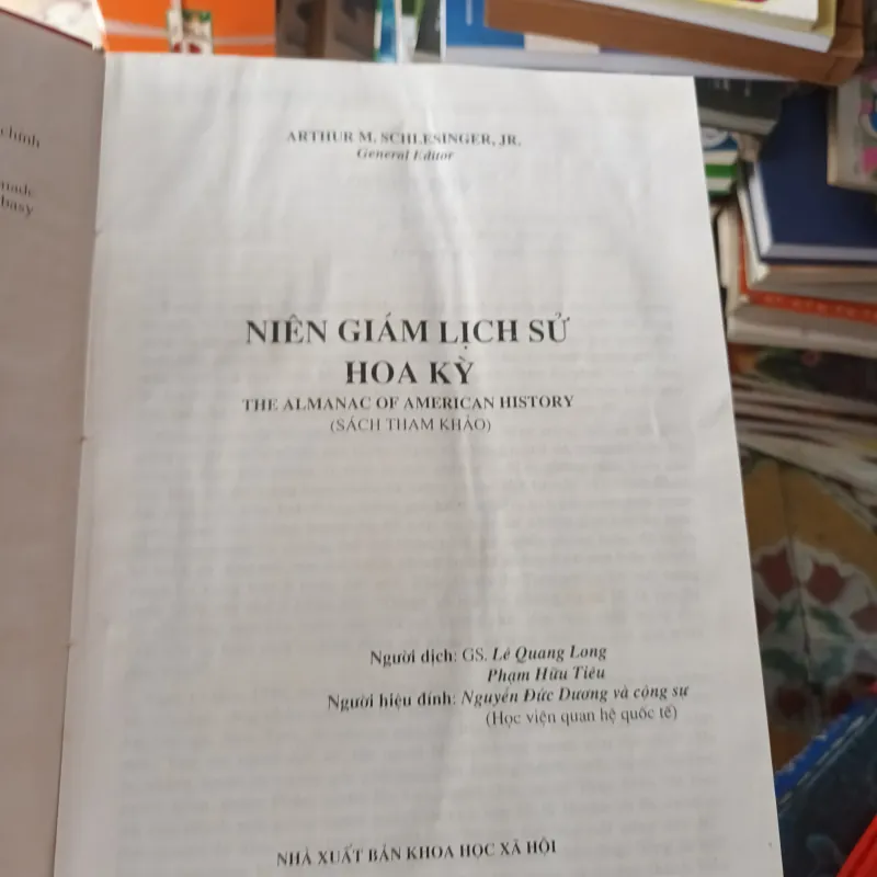Niên Giám Lịch Sử Hoa Kỳ - Arthur M. Schlesinger, Jr. 1003106
