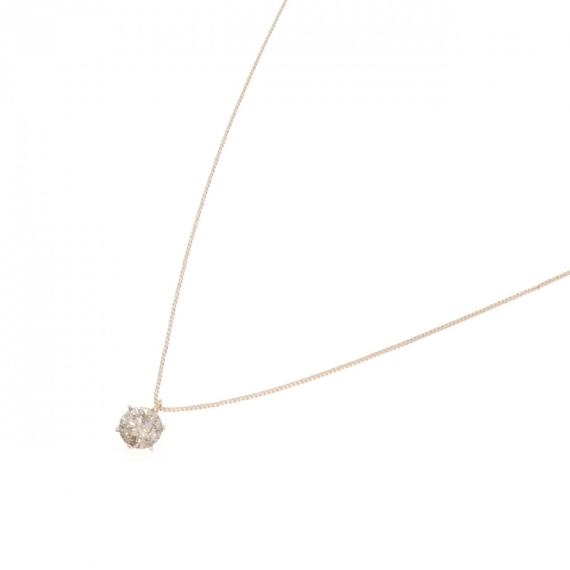 K18PG Solitaire Dây chuyền kim cương 0.40CT - Hàng hiệu Chính hãng 856539