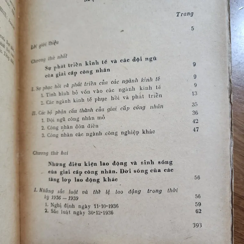Giai cấp công nhân việt nam thời kỳ 1936-1939 | cao văn biền  1006896