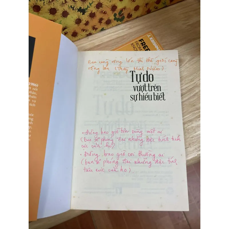 Tự Do Vượt Trên Sự Hiểu Biết - Jiddu Krishnamurti 974717