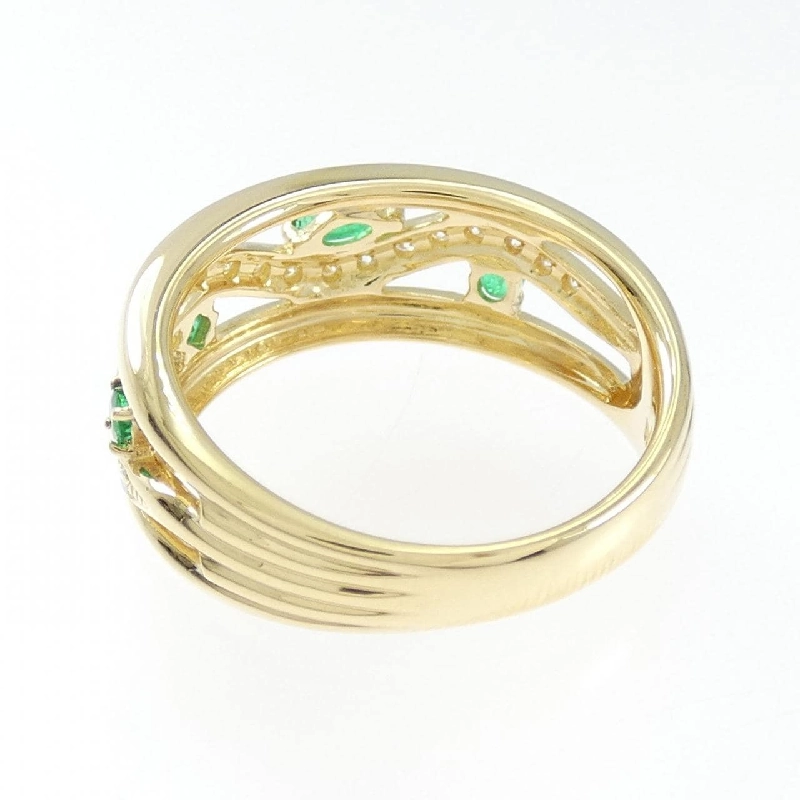 Nhẫn Ngọc Lục Bảo K18YG 0.20CT - Hàng hiệu Chính hãng 855855