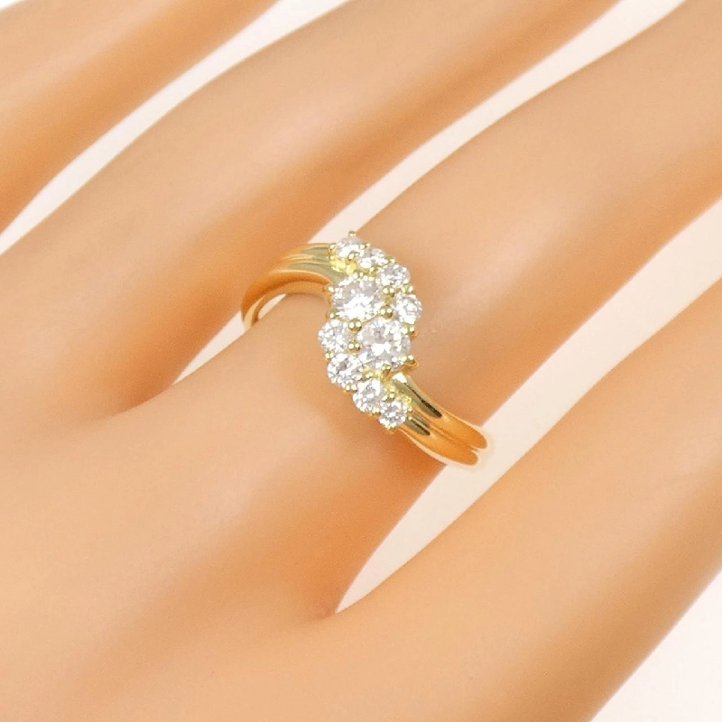 Nhẫn kim cương K18YG 0.60CT 667821