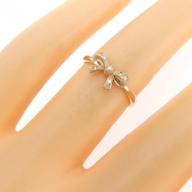 Nhẫn kim cương hình ruy băng Star Jewelry 0.03CT - Hàng hiệu Authentic 837048