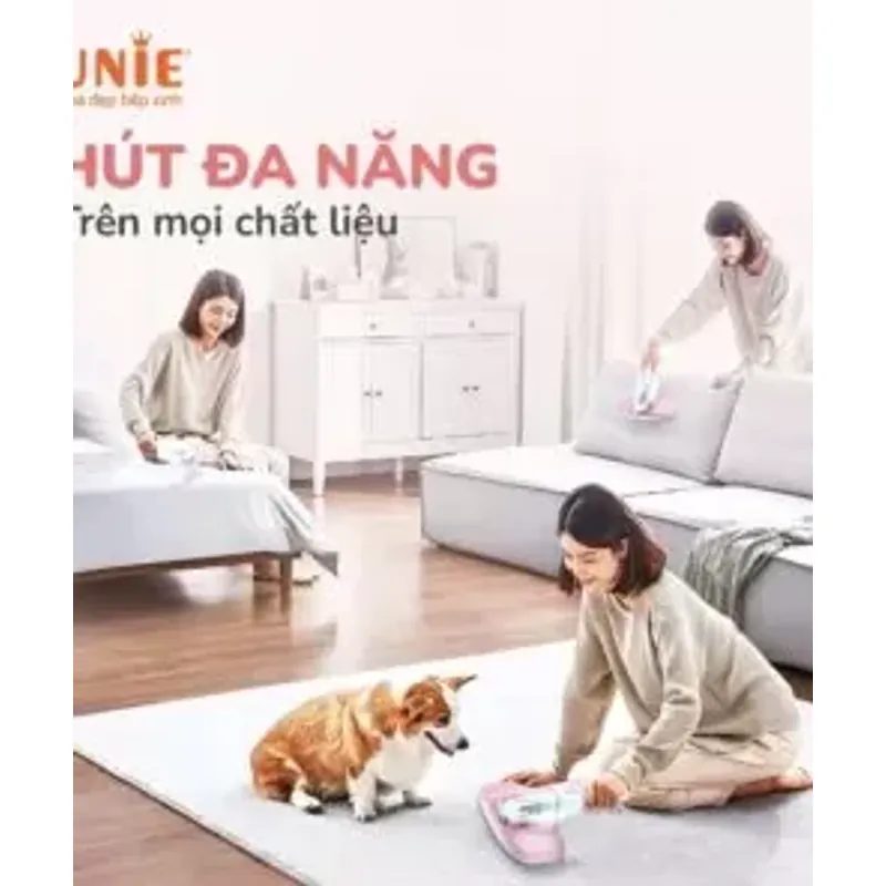 🌿 UNIE UMV61 – Máy hút bụi chăn đệm đa năng, sạch sâu – an toàn – tiện lợi! 715311