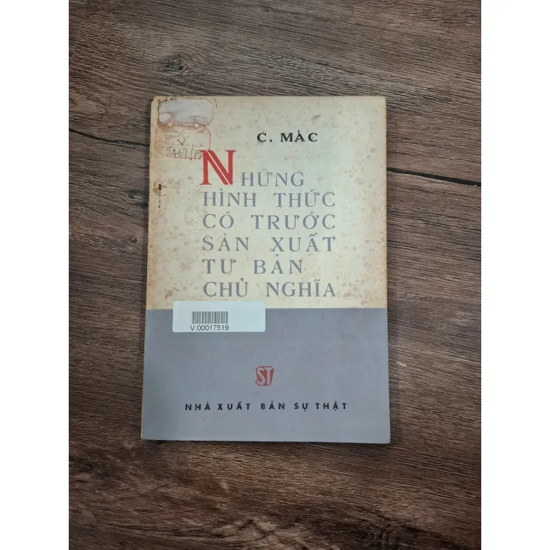 Những hình thức có trước sản xuất tư bản chủ nghĩa - C. Mác 715959