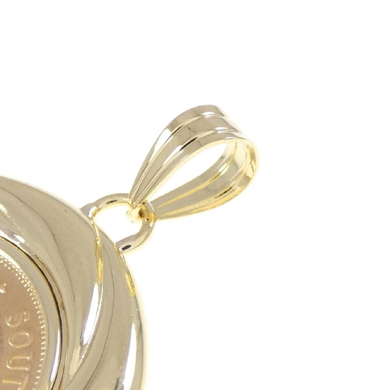 K18YG(枠) Đồng xu Mặt dây chuyền - Hàng hiệu Authentic 863259